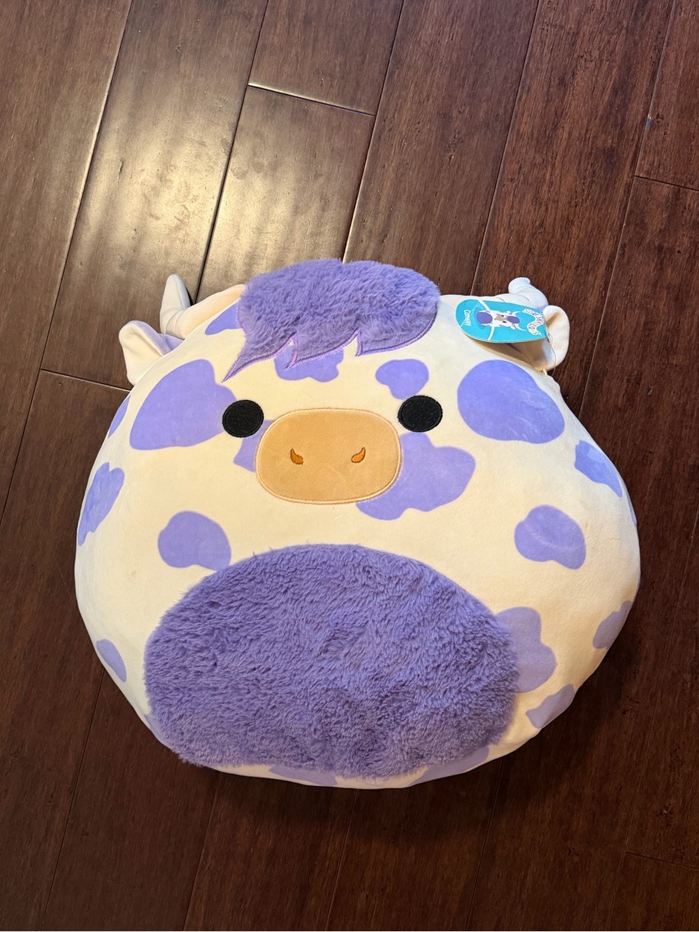 Squishmallows Purple & Cream Conway Cow 16"